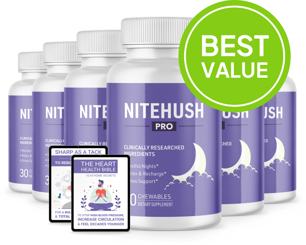 NiteHush Pro 6 Bottles